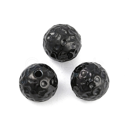 Textured 316 Surgical Stainless Steel Beads STAS-M106-01F-EB-1