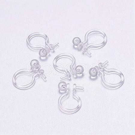 Plastic Clip-on Earring Findings KY-P007-K01-1