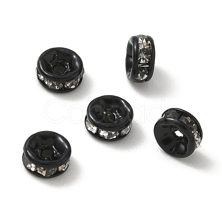 304 Stainless Steel Rhinestone Beads RB-CBAF591-01D-EB-1