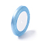 Single Face Satin Ribbon, Polyester Ribbon, Light Sky Blue, 1/4 inch(6mm), about 25yards/roll(22.86m/roll), 10rolls/group, 250yards/group(228.6m/group)