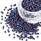 12/0 Glass Seed Beads, Opaque Colours Seep, Cornflower Blue, 2mm, hole: 0.8mm