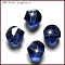 K9 Glass, Imitation Austrian Crystal Beads, Grade AAA, Faceted, Polygon, Dark Blue, 8mm, Hole: 0.9~1mm