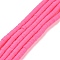 Handmade Polymer Clay Beads Strands, for DIY Jewelry Crafts Supplies, Heishi Beads, Disc/Flat Round, Fuchsia, 6x0.5~1mm, Hole: 1.8mm, about 290~320pcs/strand, 15.75 inch~16.14 inch(40~41cm)