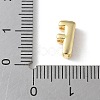 Brass Micro Pave Clear Cubic Zirconia Initial Multi-strand Links KK-S520-01G-06-3