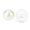 Pearlized Eco-Friendly Dyed Glass Pearl Round Bead HY-PH0002-04-B-3