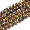 Natural Tiger Eye Beads Strands Z0RQX013-1