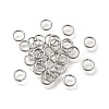 Brass Open Jump Rings KK-B147-03D-P-1