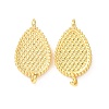 Brass Connector Cabochons Settings KK-H298-05G-1