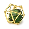 Brass & Glass Pendants KK-CBA74BF-04G-03-2