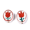 Handmade Porcelain Beads PORC-N013-10E-2