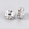 Brass Grade A Crystal Rhinestone Beads X-RB-A003-6MM-S-2