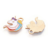 Alloy Enamel Pendants ENAM-T016-07-RS-2