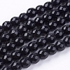 Natural White Jade Bead Strands G-R166-8mm-14-1