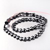 Non-magnetic Synthetic Hematite Bead Strands X-G-F300-22B-09-2