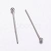 Tarnish Resistant 304 Stainless Steel Ball Head Pins STAS-K146-045-21x0.7mm-1
