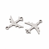 Non-Tarnish 201 Stainless Steel Connector Charms STAS-K251-090P-2