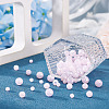 105Pcs 3 Styles Electroplate Opaque Solid Color Glass Beads Strands GLAA-TA0004-40B-6