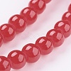 Imitation Jade Glass Beads Strands DGLA-S076-4mm-M-3