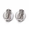 Tarnish Resistant 304 Stainless Steel Clip-on Earring Setting STAS-P249-23B-P-2