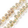 Transparent Glass Beads Strands GLAA-G096-01F-1