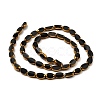 Faceted Transparent Electroplate Glass Beads Strands EGLA-P051-05A-A-4
