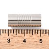 Tarnish Resistant 304 Stainless Steel Magnetic Clasps with Glue-in Ends STAS-E006-40-3