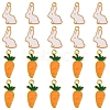 20Pcs 2 Style Alloy Enamel Pendants ENAM-YW0002-13-1