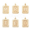 ARRICRAFT 6Pcs 6 Style Brass Pendants KK-AR0003-66-1