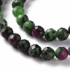 Natural Ruby in Zoisite Beads Strands G-S362-109D-3