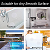 Flat Round PEVA Bathtub Non-Slip Stickers AJEW-CN0003-85A-4
