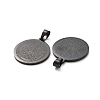 Religion 304 Stainless Steel Flat Round STAS-L123-32B-3