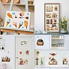 8Pcs 8 Styles Rectangle Plastic Window Stickers DIY-WH20015-018-6