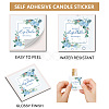80Pcs 8 styles Paper Lip Balm Adhesive Label Stickers STIC-WH0026-017-3