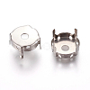 Non-Tarnish Stainless Steel Sew on Prong Settings X-STAS-L229-05A-1