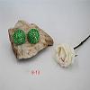 Alloy Rhinestone Half Round Stud Earrings FS-WGCEA49-15-1