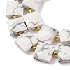 Natural Howlite Beads Strands G-F839-A35-01-4