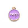 Alloy Enamel Pendants ENAM-S124-01B-01B-3