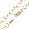 Brass Cable Chain Necklace for Men Women NJEW-JN03735-2