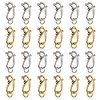 30Pcs 2 Colors Tibetan Style Hook and Eye Clasps FIND-FS0005-27-1
