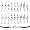 30 Sets 3 Styles 304 Stainless Steel Lobster Claw Clasps STAS-UN0047-74-1