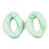 Opaque Spray Painted Acrylic Linking Rings X-OACR-S036-001A-I12-2
