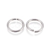 Tarnish Resistant 304 Stainless Steel Saw Cut Open Jump Rings STAS-P212-25P-04-3