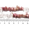 Natural Quartz Crystal & Rhodonite Beads Strands G-L610-A22-01-5