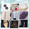 20Pcs 4 Styles 4-Hole Zinc Alloy Buttons BUTT-NB0002-12B-5