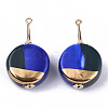 Tri-color Handmade Porcelain Pendants PORC-S501-015A-3