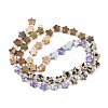 4 Styles Synthetic Imperial Jasper & Natural Picture Jasper & Unakite & Dalmatian Jasper Beads Strands G-D095-A04-4