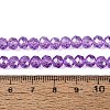 Baking Paint Glass Beads Strands EGLA-Q120-C-A02-4