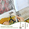 4Pcs Wood Weaving Comb Sets TOOL-WH0155-173-6