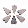 Tibetan Style Alloy Big Pendant Cabochon Settings LS-RLF11251Y-NF-1