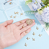 14Pcs Brass Micro Pave Cubic Zirconia Pendants KK-BBC0028-17-3